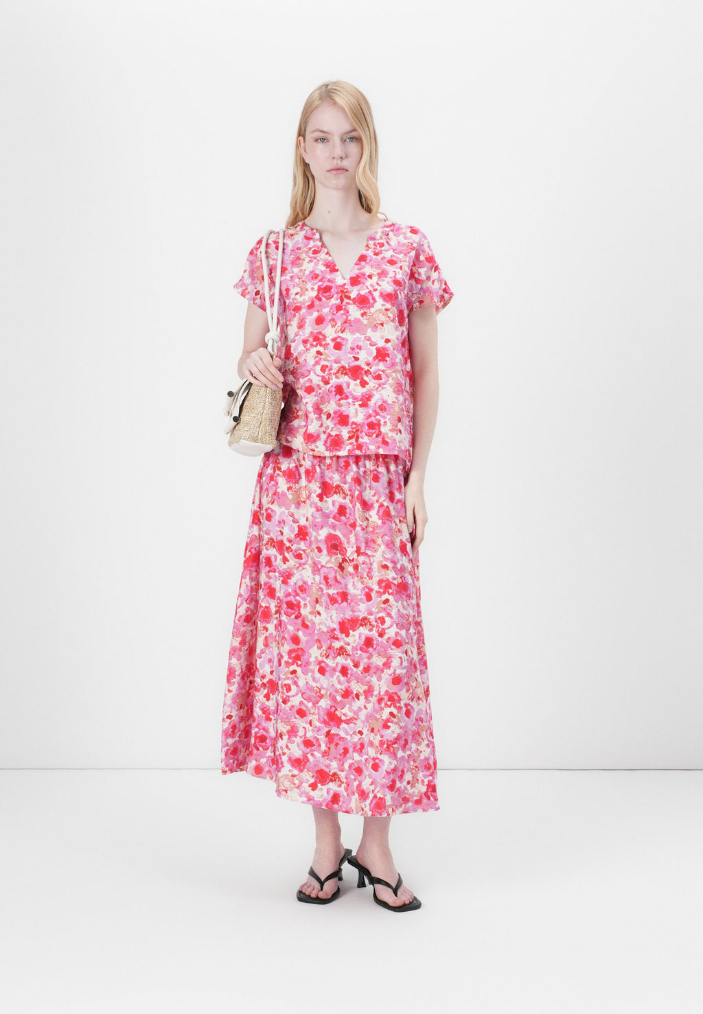 JDY JDYTROYA LIFE WIDE MIDI SKIRT