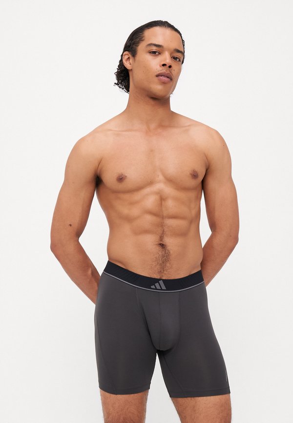 adidas Sportswear BOXER BRIEF 3 PACK - Boxer briefs - black/dark grey/grey
