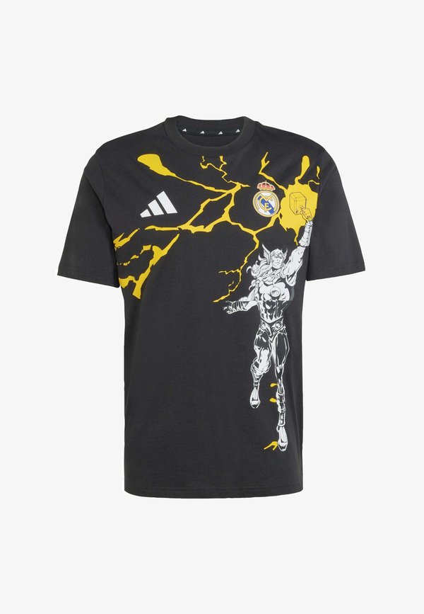 adidas Performance REAL MADRID AVENGERS   - Print T-shirt - black