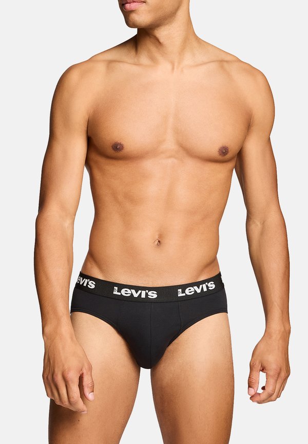 Levi's® LEVI’S HERREN RETROBRIEFS REPEAT LOGO SLIP UNTERWÄSCHE 4-ER PACK - Briefs - navy