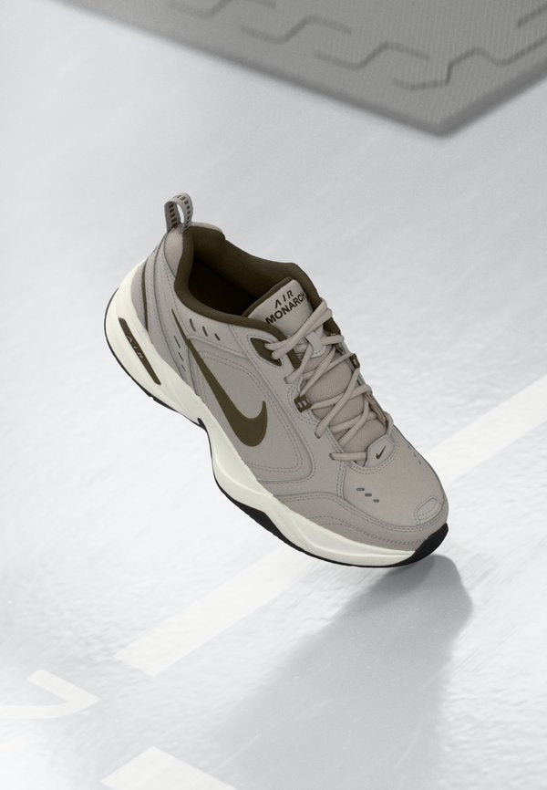 Nike Performance AIR MONARCH IV - Training shoe - moon particle/dark hazel/black