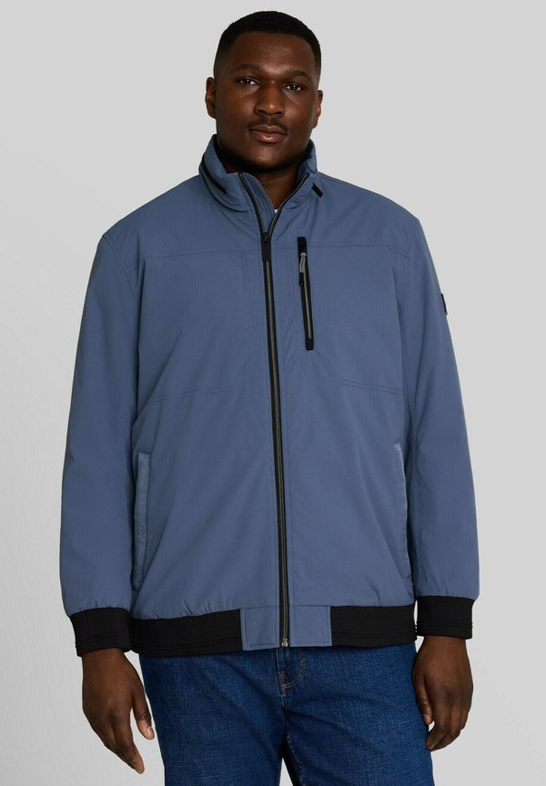 TOM TAILOR TOM TAILOR JACKEN PLUS SIZE - BLOUSON JACKE MIT VERSTAUBARER KAPUZE - Outdoor jacket - vintage indigo blue