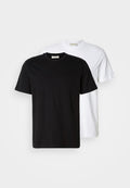 Calvin Klein Jeans CLASSIC MONOGRAM TEE 2 PACK - Basic T-shirt - black/bright white