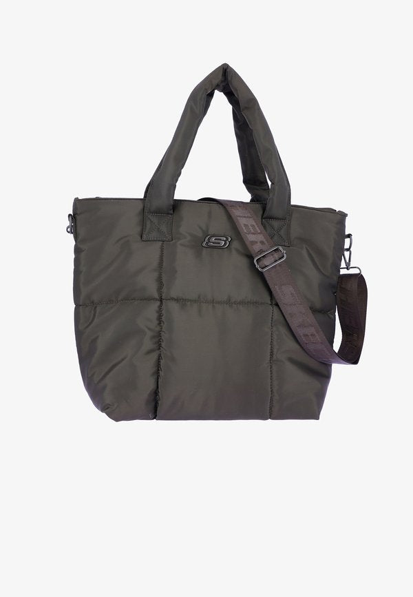 Skechers SHOPPER UNISEX - Tote bag - chocolate torter