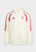 adidas Performance REAL MADRID 26/27 TIRO26 COMPETITION ALL WEATHER JACKET - Club wear - ivory/wild pink