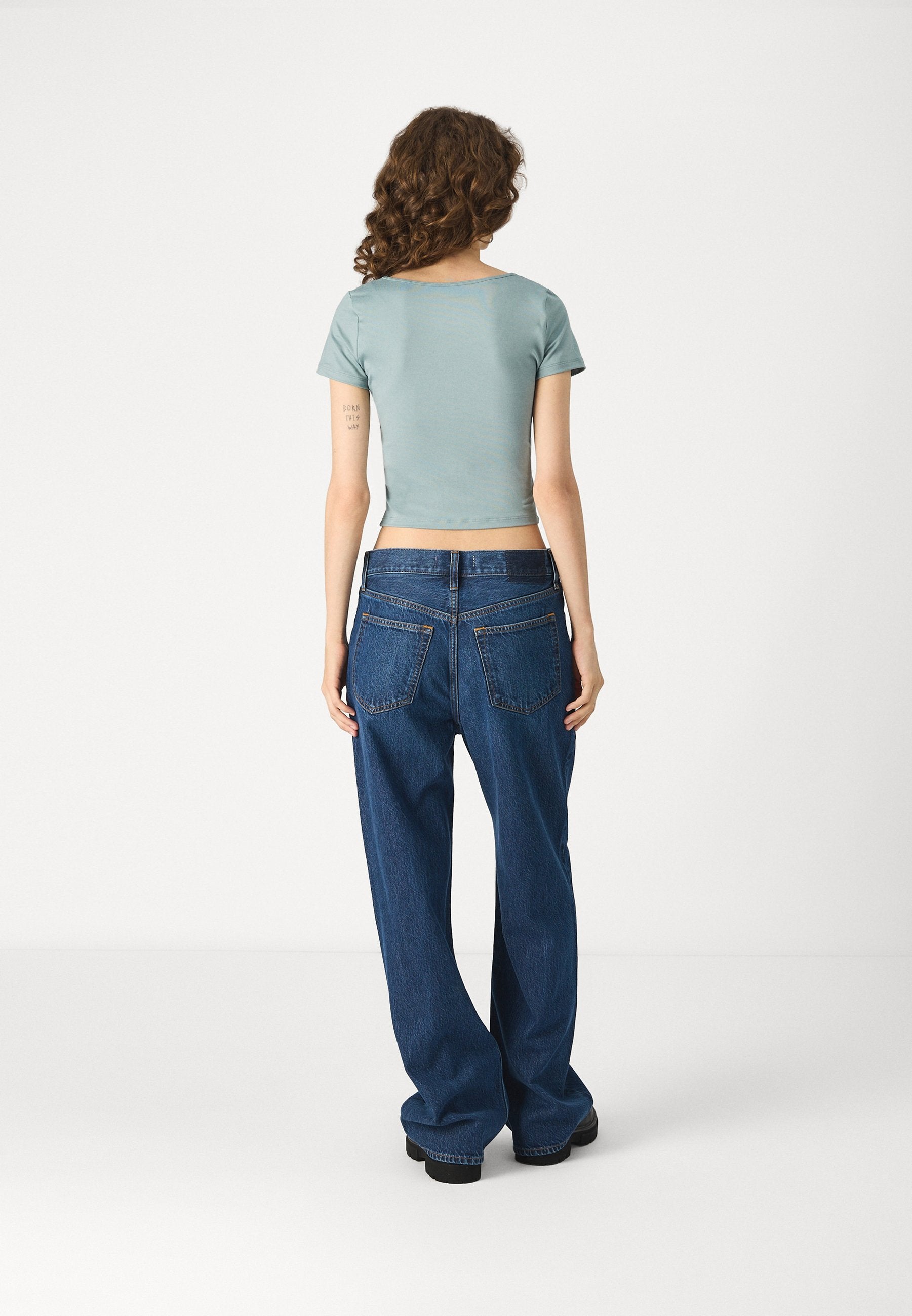 Abercrombie & Fitch High-rise loose jeans