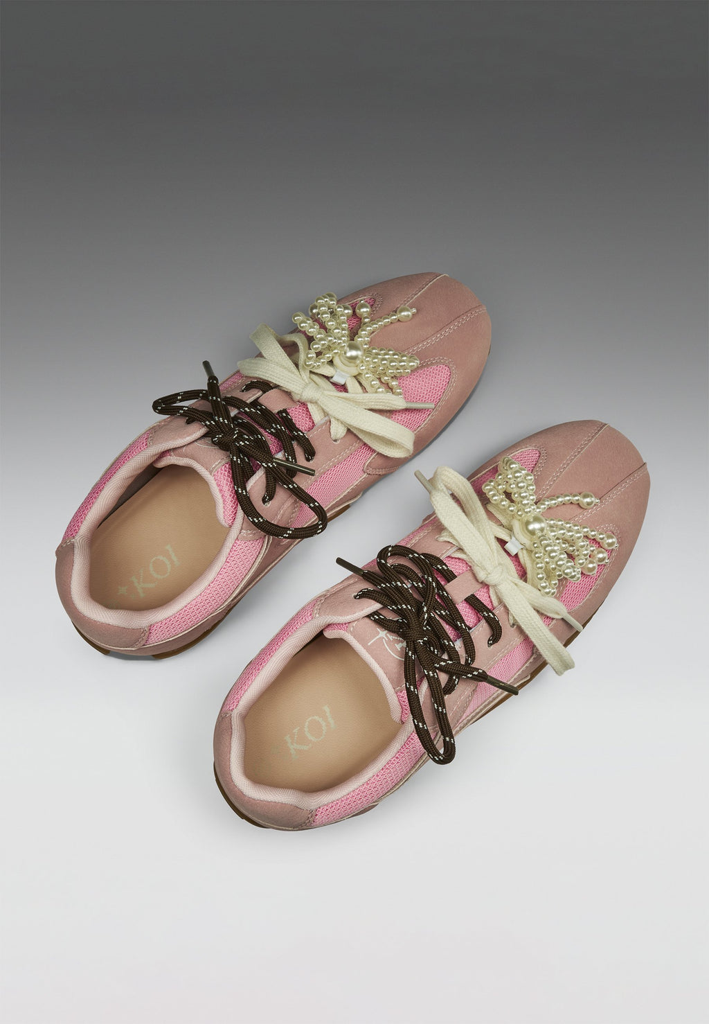 Koi Footwear WANDERLUST FLAT PEARL TRAINERS