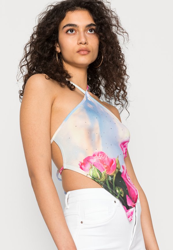 NEW girl ORDER ROSE SOFT TOUCH HANKY HALTER