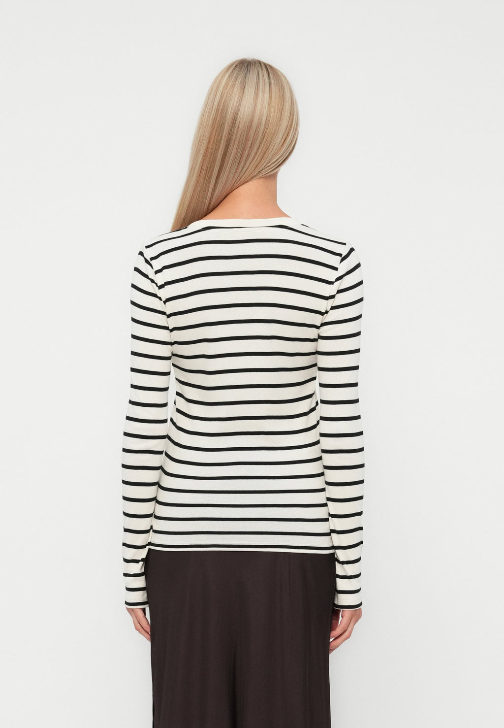 GAP MODERN V TEE STRIPE