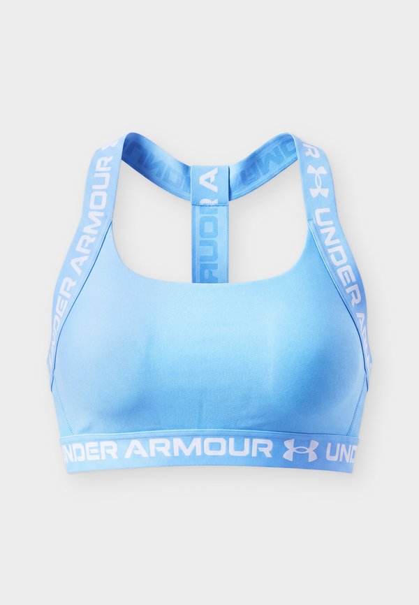 Under Armour MID T BACK - Medium support sports bra - horizon blue/white