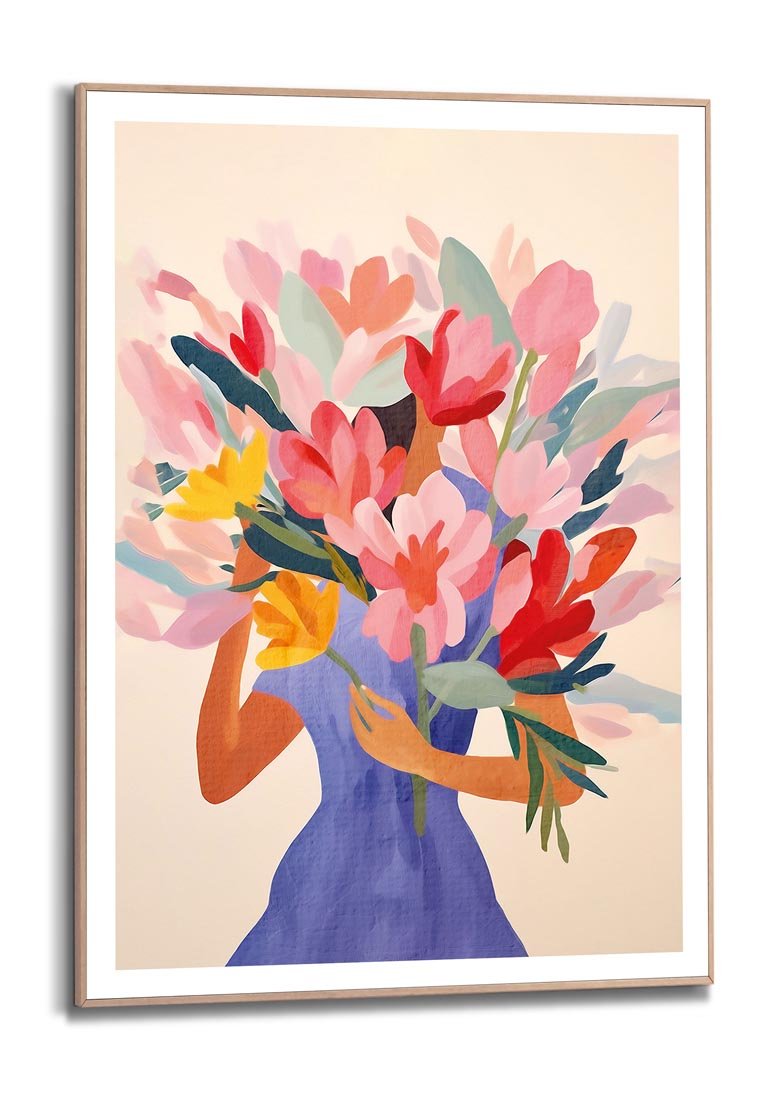 Orange Wallz DRESSED LADY FLOWERS