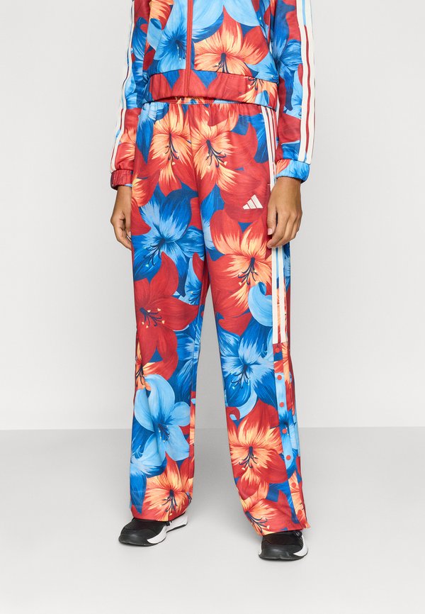 adidas Sportswear ADIDAS X FARM RIO HOUSE OF TIRO TRACK - Tracksuit bottoms - light blue/tactile red/cream white