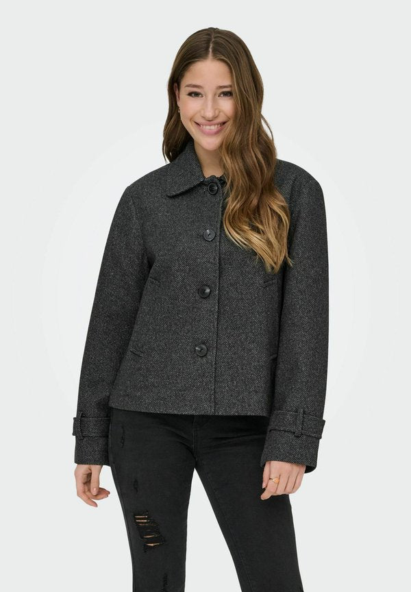 ONLY ONLASTA - Summer jacket - dark grey melange
