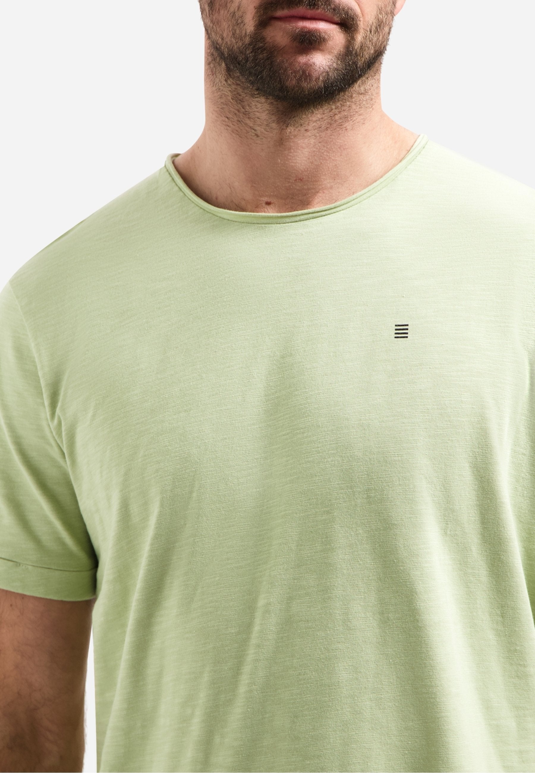 SLUB WITH ROUND NECK Media 5