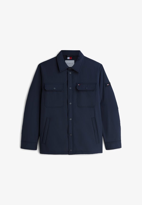 Tommy Hilfiger PACKABLE LW SHIRT JACKET - Summer jacket - navy blue