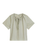 WOVEN BLOUSES SHORTSLEEVE Media 1
