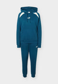 Puma HOODED SUIT - Tracksuit - midnight petrol