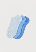 Calvin Klein Underwear WOMEN 3 PACK - Sneaker socks - sky blue