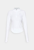Nike Performance TEMPO  - Long sleeved top - white/black