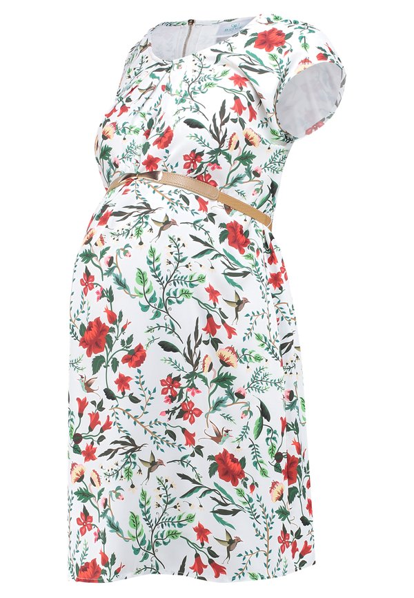 Spring Maternity DAWN BELTED NURSING DRESS