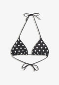Bershka Bikini top - black