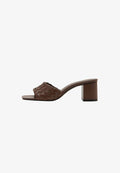Mango ADULT - Heeled mules - dark brown