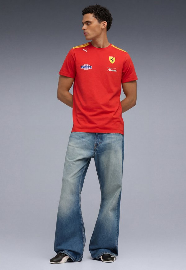 Puma FERRARI HYPERCAR REPLICA T-SHIRT UNISEX - Print T-shirt - red