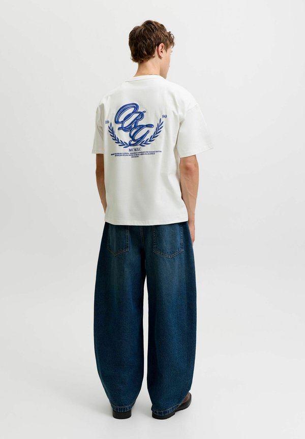 Jack & Jones T-SHIRT BACKPRINTET T-SHIRT - Print T-shirt - snow white