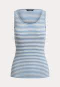Lauren Ralph Lauren Petite STRIPED STRETCH COTTON TANK TOP