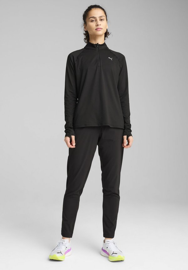 Puma RUN VELOCITY 1/4 ZIP - Long sleeved top - puma black