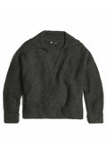 HEAVY KNITTED LOOSE POLO Media 1
