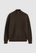 Levi's® QUARTER ZIP - Jumper - hot fudge heather