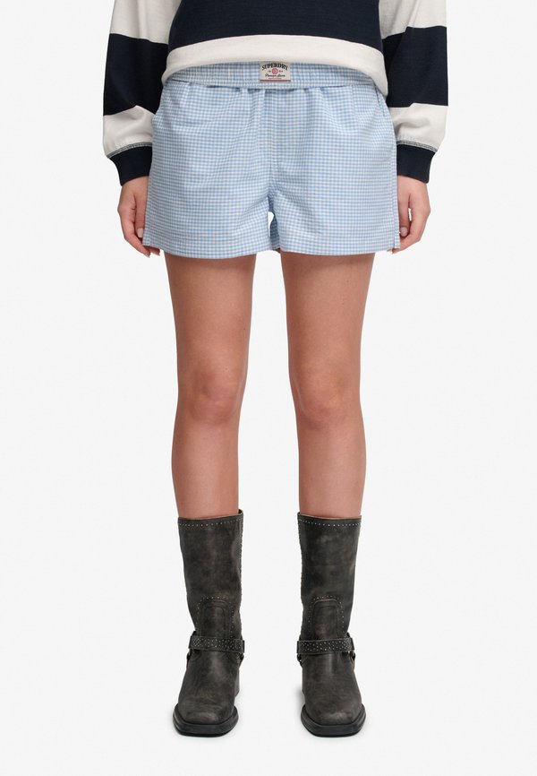 Superdry & Co Shorts - blue fog gingham