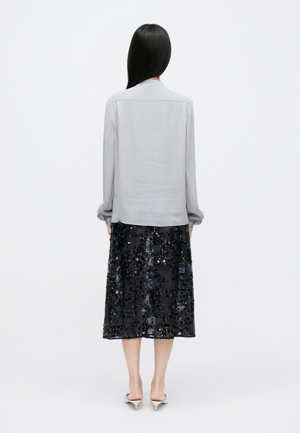 Tory Burch GEORGETTE BOW BLOUSE