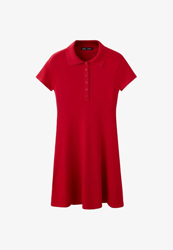 Mango ADULT - Shirt dress - red