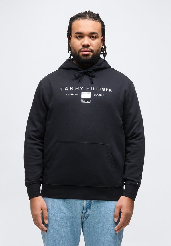 Tommy Hilfiger PLUS LOGO TERRY DRAWSTRING HOODY