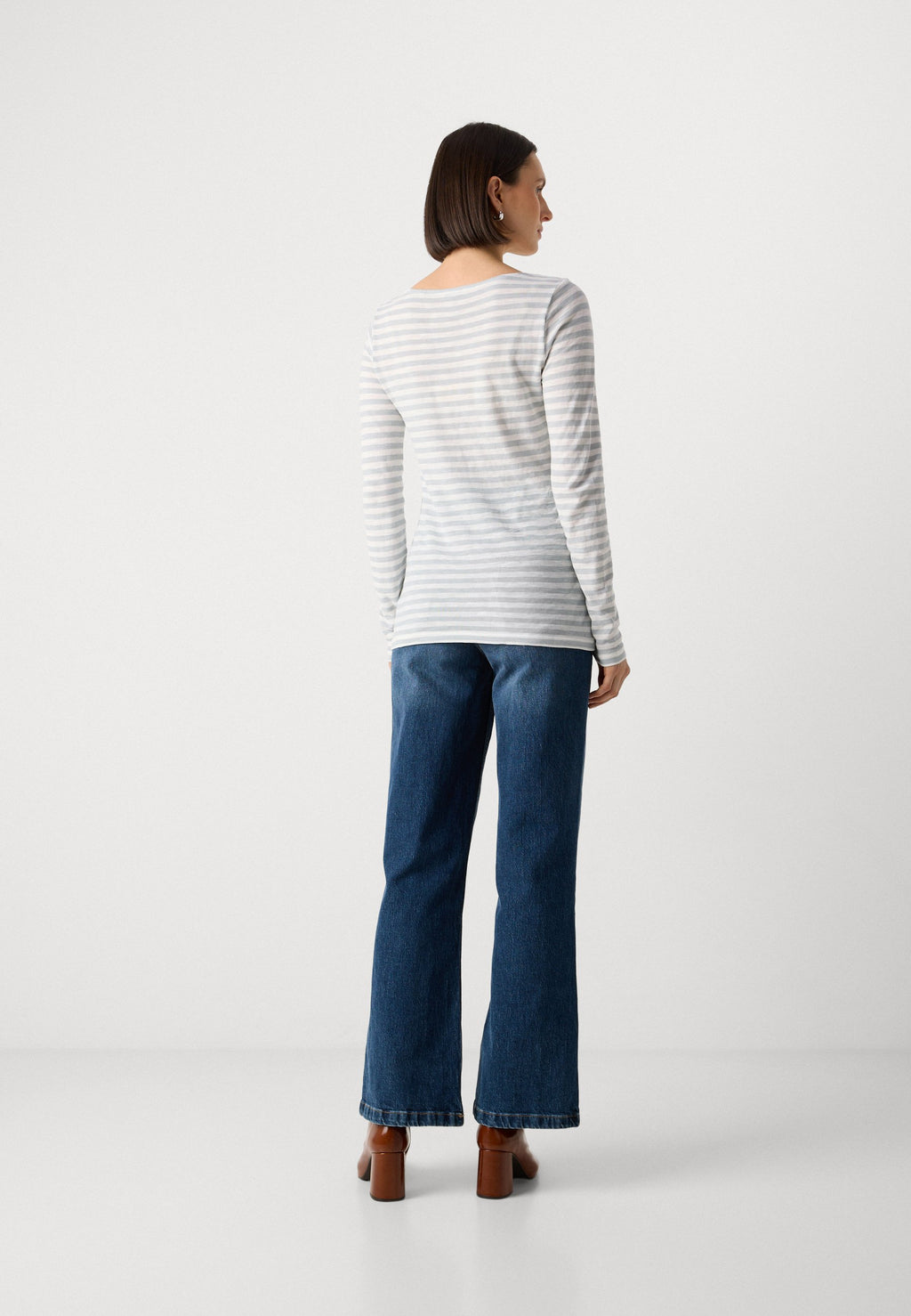 Marc O'Polo LONG SLEEVE BOAT NECK STRIPED