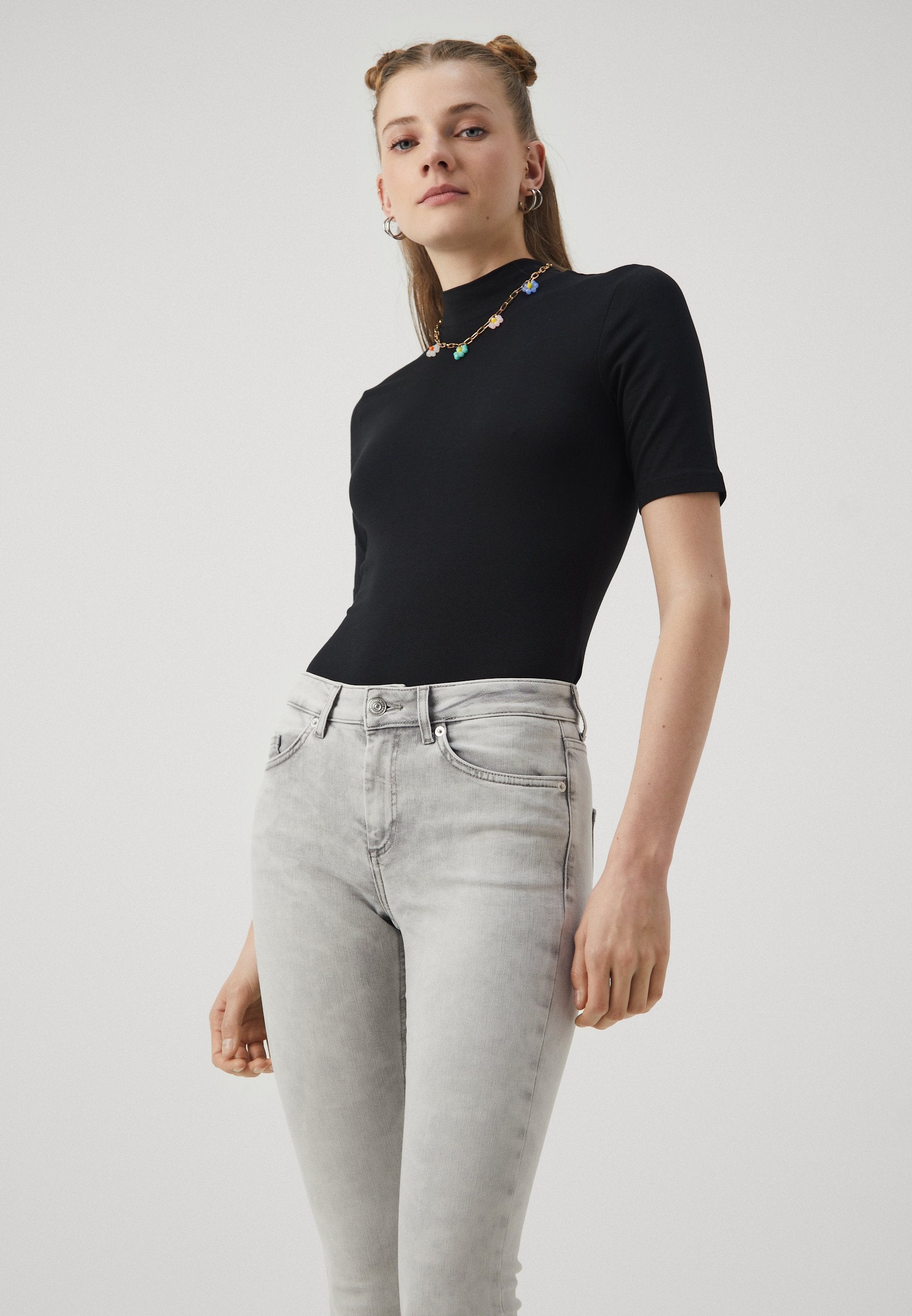 Skinny fit ONLBLUSH Mid waist Ankle length Media 5