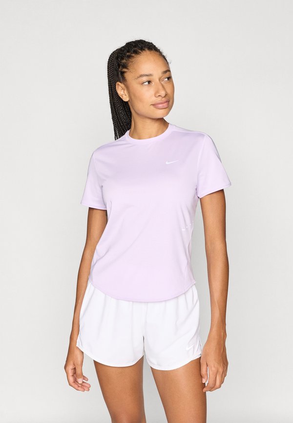 Nike Performance SWIFT - Sports T-shirt - violet mist/reflective silver-coloured