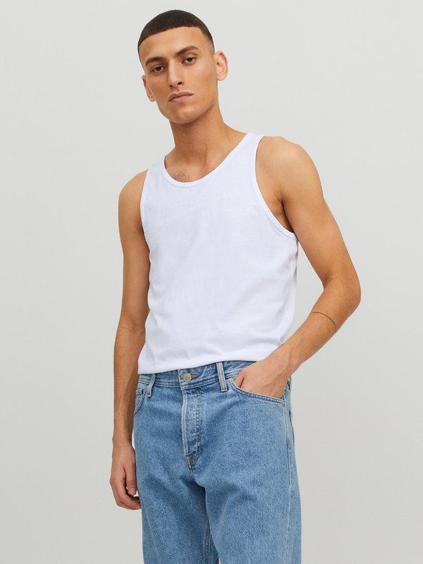 Jack & Jones BASIC TANK - Top - white