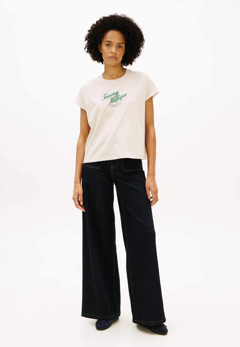 LOGO CAP SLEEVE RELAXED T-SHIRT Media 2