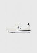 Calvin Klein RETRO RUNNER  - Trainers - bright white/black