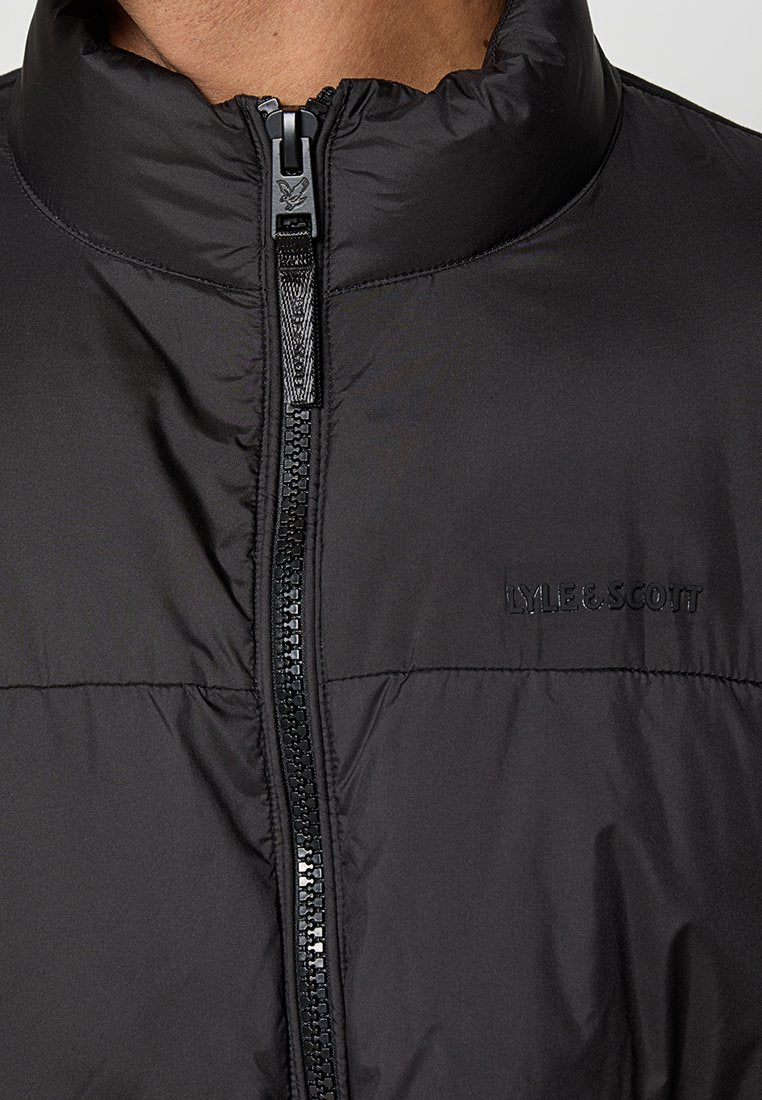 Lyle & Scott FUNNEL NECK HYBRID ZIP THROUGH JUMPER