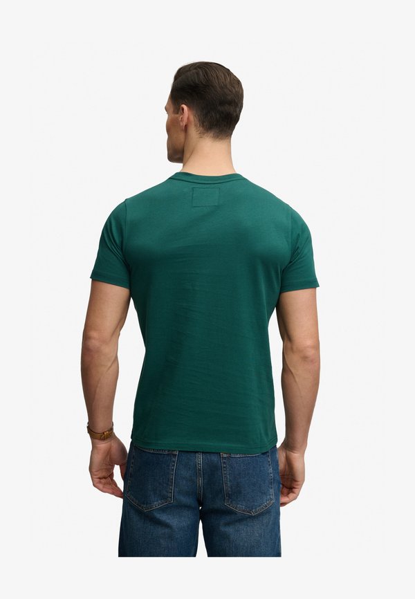Superdry & Co Print T-shirt - varsity green