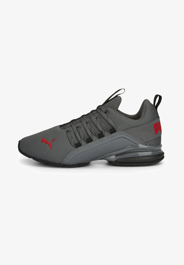 Puma AXELION REFRESH - Training shoe - black/cool dark gray/red