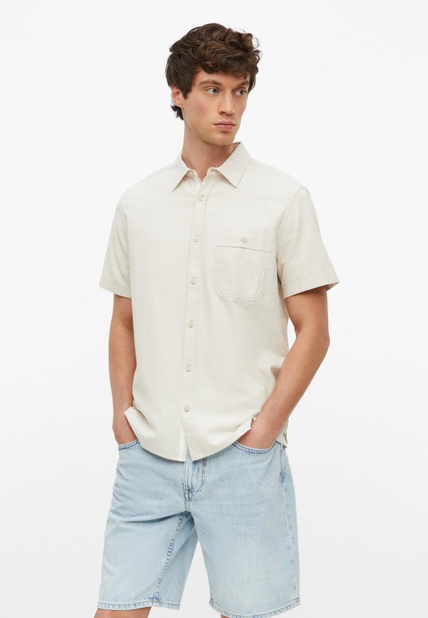 s.Oliver HEMD - Shirt - helles beige