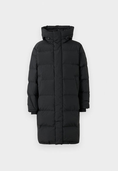 HOODED DOWN MAXI PUFFER