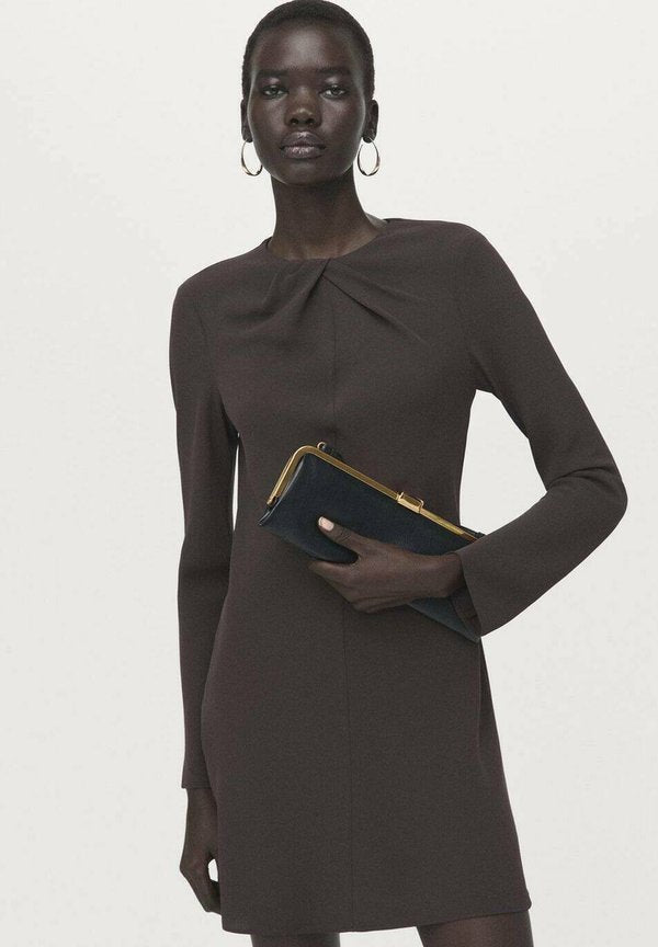 Mango Shift dress - brown