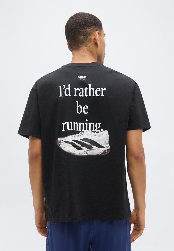 adidas Performance RUN UNISEX - Print T-shirt - black
