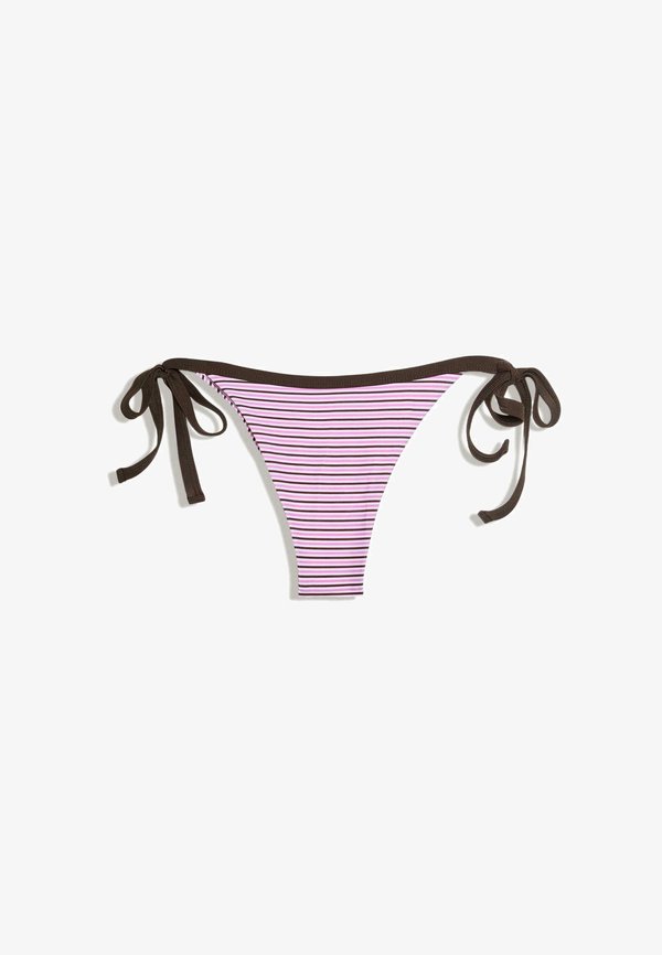 Bershka CONTRAST - Bikini bottoms - light pink